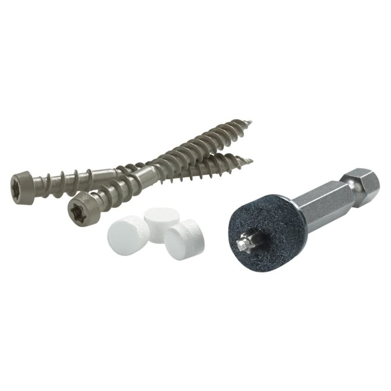 FastenMaster Cortex 2-3/4 in. L Square Trim Head Smooth Carbon Steel Deck Screws 75 per Box 75 pc.